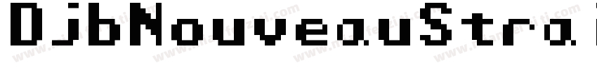 DjbNouveauStraightLite-O5V8字体转换
