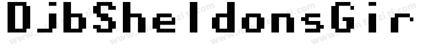 DjbSheldonsGirlfriend-YWO8字体转换