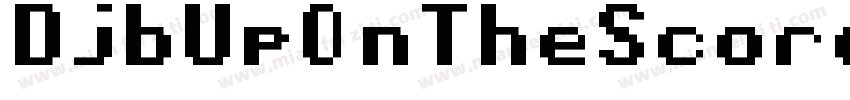 DjbUpOnTheScoreboard-2qX8字体转换