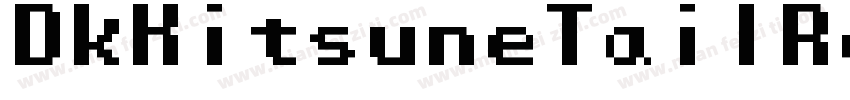 DkKitsuneTailRegular-OrW8字体转换
