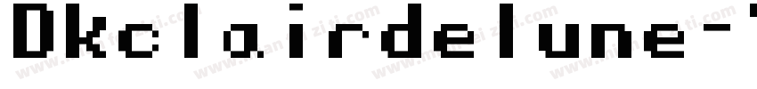 Dkclairdelune-Yax8字体转换