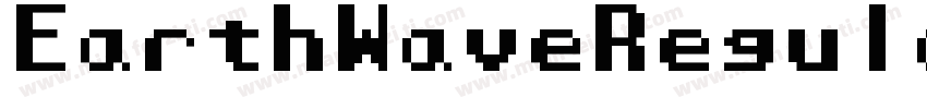 EarthWaveRegular-YRg8字体转换