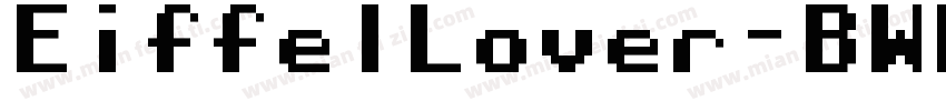 EiffelLover-BWBK8字体转换