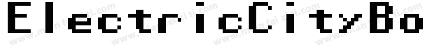 ElectricCityBoldItalic-ZYD8字体转换