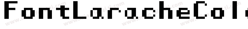 FontLaracheColor-B6P8字体转换
