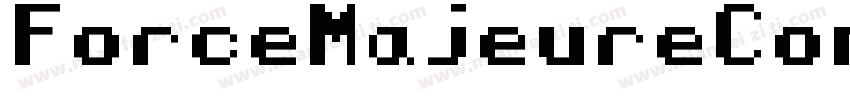 ForceMajeureCondensedItalic-ZDd8字体转换