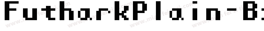 FutharkPlain-BzW8字体转换