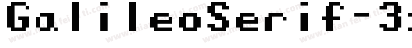 GalileoSerif-3zaZ8字体转换