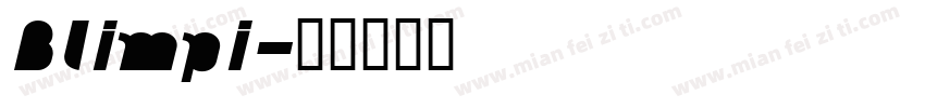 Blimpi字体转换
