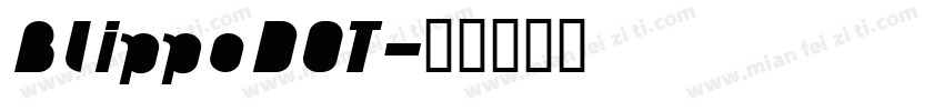 BlippoDOT字体转换