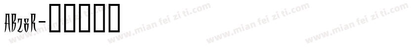 AB28R字体转换