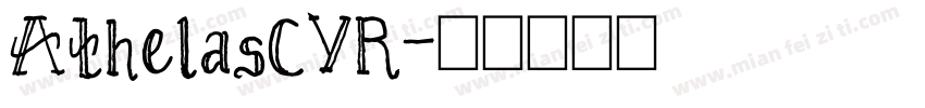 AthelasCYR字体转换