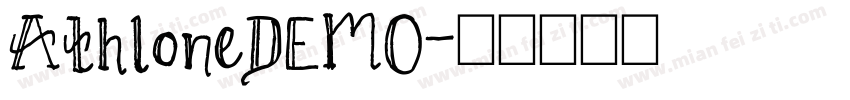 AthloneDEMO字体转换