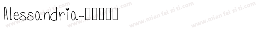 Alessandria字体转换