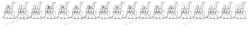 Alibaobaopuhuitil字体转换
