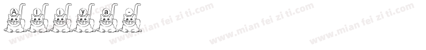 Aliya字体转换