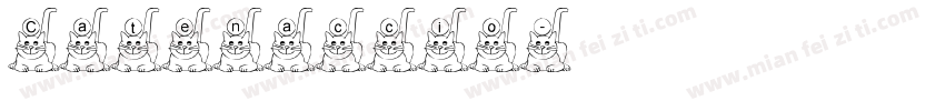 Catenaccio字体转换