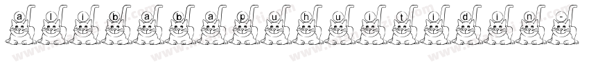 alibabapuhuitidin字体转换