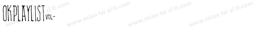 okPlaylist字体转换