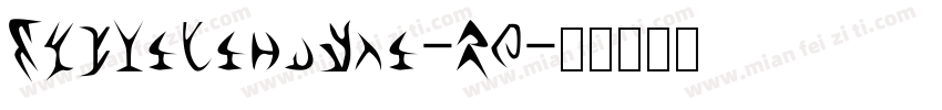 DFPLiKingHei-XB字体转换