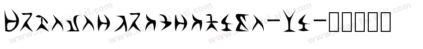 Novecentosanswide-Li字体转换