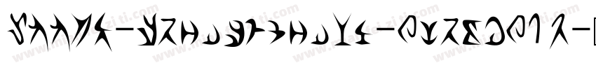 REEJI-HonghuangLi-BlodGB1O字体转换