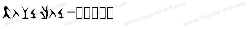 YeLiHei字体转换