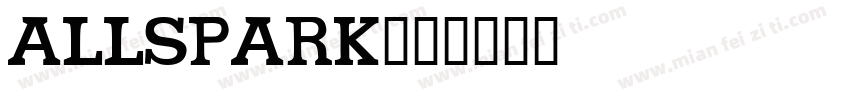 Allspark字体转换