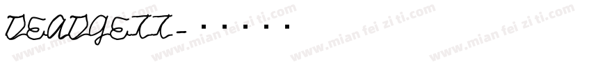 DEADGETT字体转换