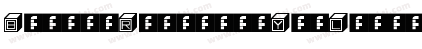 BlocksRegular-YyeL字体转换