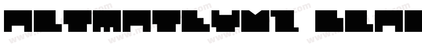 AltMateyv2-Black字体转换