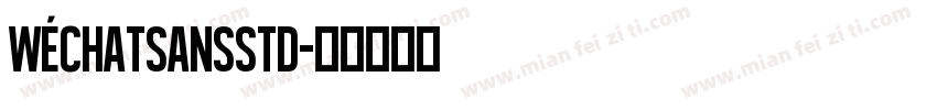 WéChatSansStd字体转换