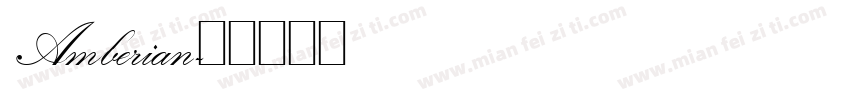 Amberian字体转换
