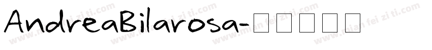 AndreaBilarosa字体转换