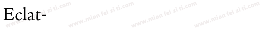 Eclat字体转换
