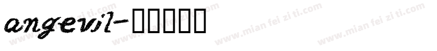 angevil字体转换