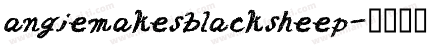 angiemakesblacksheep字体转换