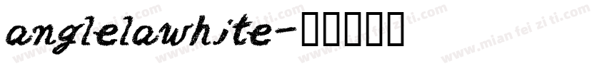 anglelawhite字体转换
