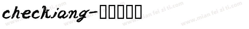 checkiang字体转换