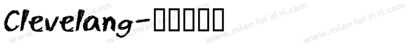 Clevelang字体转换