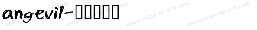 angevil字体转换