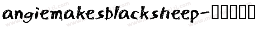 angiemakesblacksheep字体转换