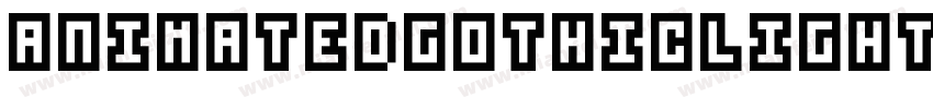 AnimatedGothicLight字体转换