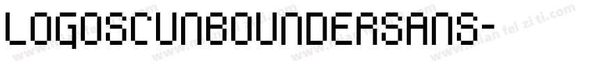 LOGOSCUNBOUNDERSANS字体转换