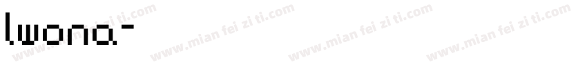lwona字体转换