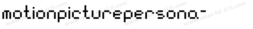 motionpicturepersona字体转换