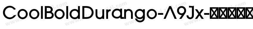 CoolBoldDurango-A9Jx字体转换