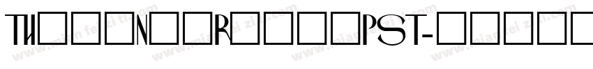 TimesNewRomanPST字体转换