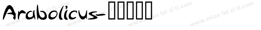 Arabolicus字体转换