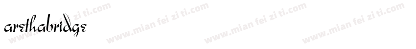 arethabridge字体转换
